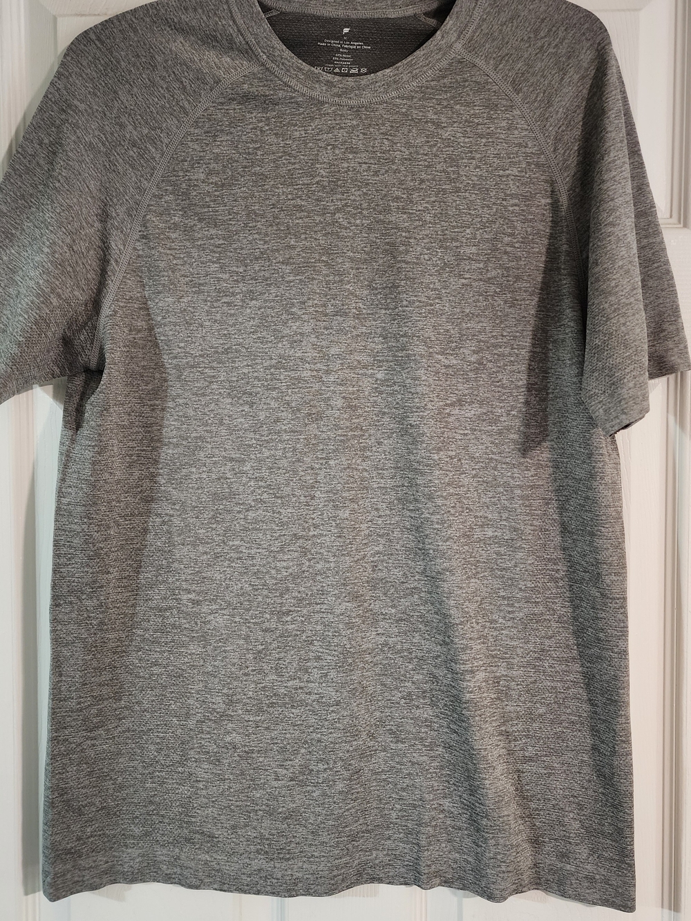 Fabletics Men's Heath erGrey Short Sleeve Crew Neck Athletic Tee